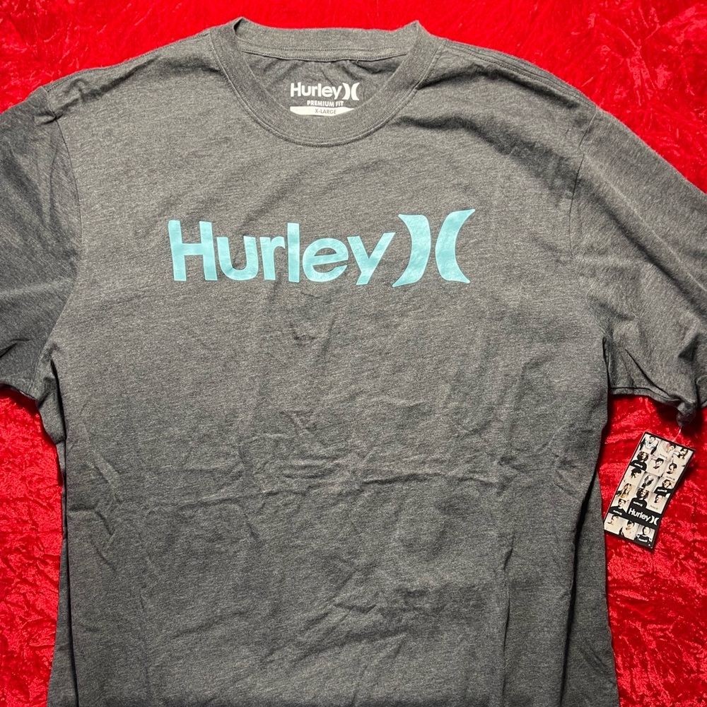 Hurley Graphic Tee - Gray XL